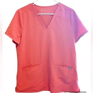 Figs Casma Scrub Top - Desert Rose | Size M